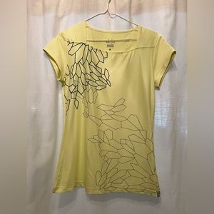 Nike Women’s Yellow Tennis Shirt, Size L